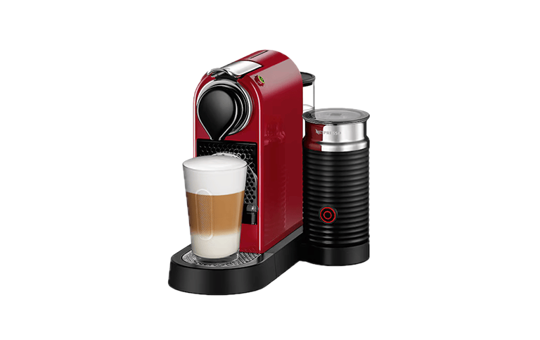 Кофемашина Nespresso CitiZ & Milk Cherry Red