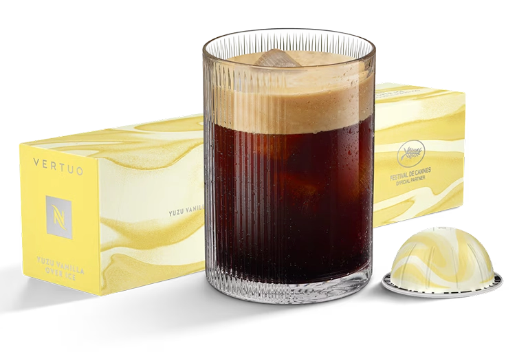 Yuzu Vanilla Over Ice